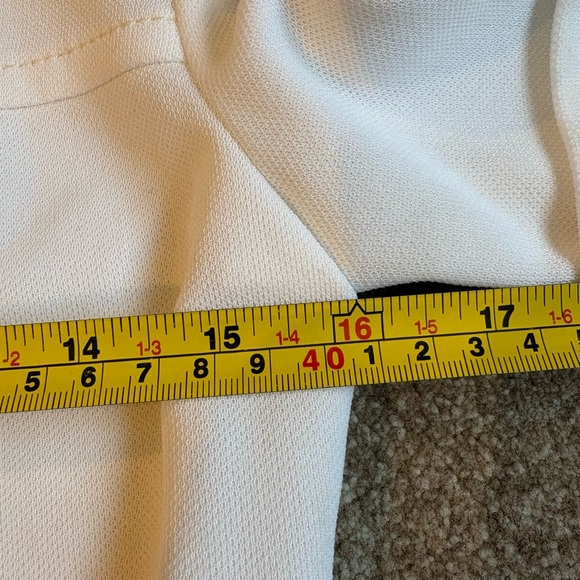 Vintage Lacoste white polo shirt size 40 EU / large gray crocodile - Picture 11 of 13